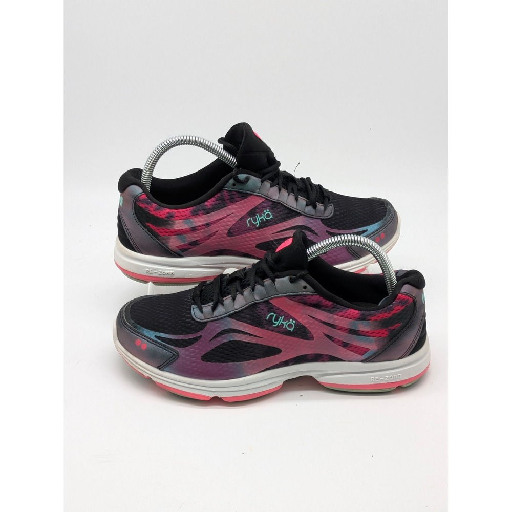 Ryka Devotion Plus 2 Women's Running Shoes Size 7.5 Pink Black RE-ZORB Athletic